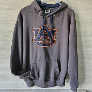 Stadium Athletics Hoodie Mens Large Auburn Tigers Soft Sweatshirt Brown Gray